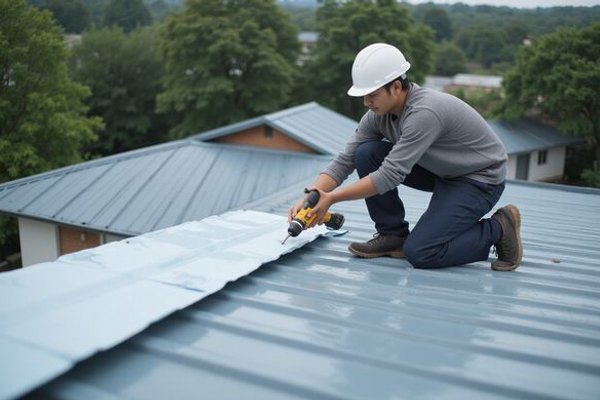 Roof Replacement work example