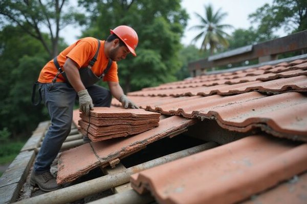 Roof Replacement work example